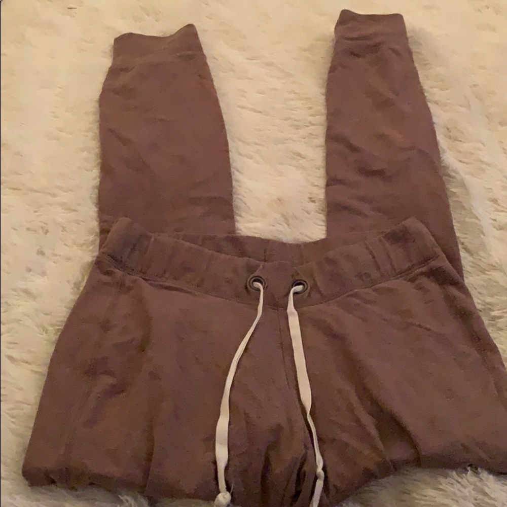 Brown sweatpants